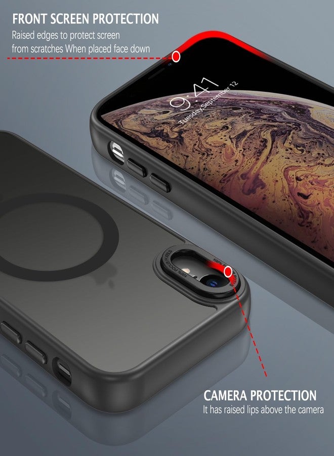 بنتوبين جراب BENTOBEN لهاتف iPhone X/iPhone Xs [متوافق مع Magsafe] جراب مغناطيسي شفاف غير لامع لهاتف iPhone X/Xs، نحيف، مقاوم للصدمات، مناسب للرجال والنساء، غطاء حماية 5.8 بوصة، إصدار 2017/2018، أسود - Image 5