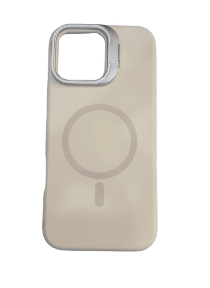 Case - silicon case for iPhone 16 Pro Max, [Compatible with Magsafe], [-Grade Protection], [with Camera Stand] Shockproof Slim Fit - Image 1