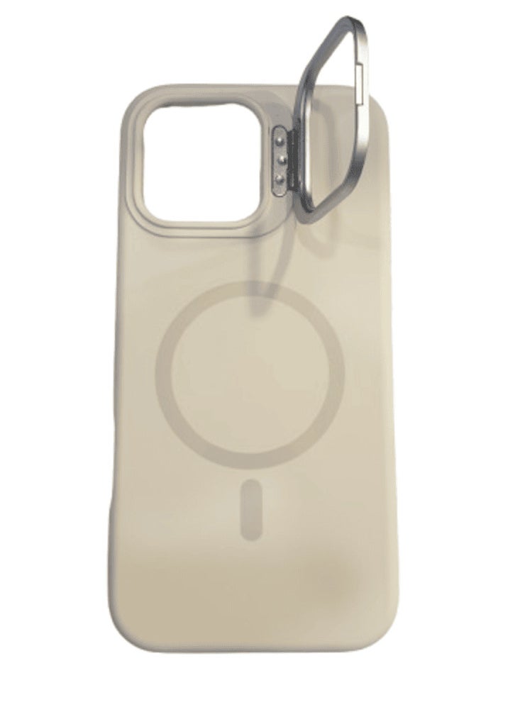 Case - silicon case for iPhone 16 Pro Max, [Compatible with Magsafe], [-Grade Protection], [with Camera Stand] Shockproof Slim Fit - Image 1