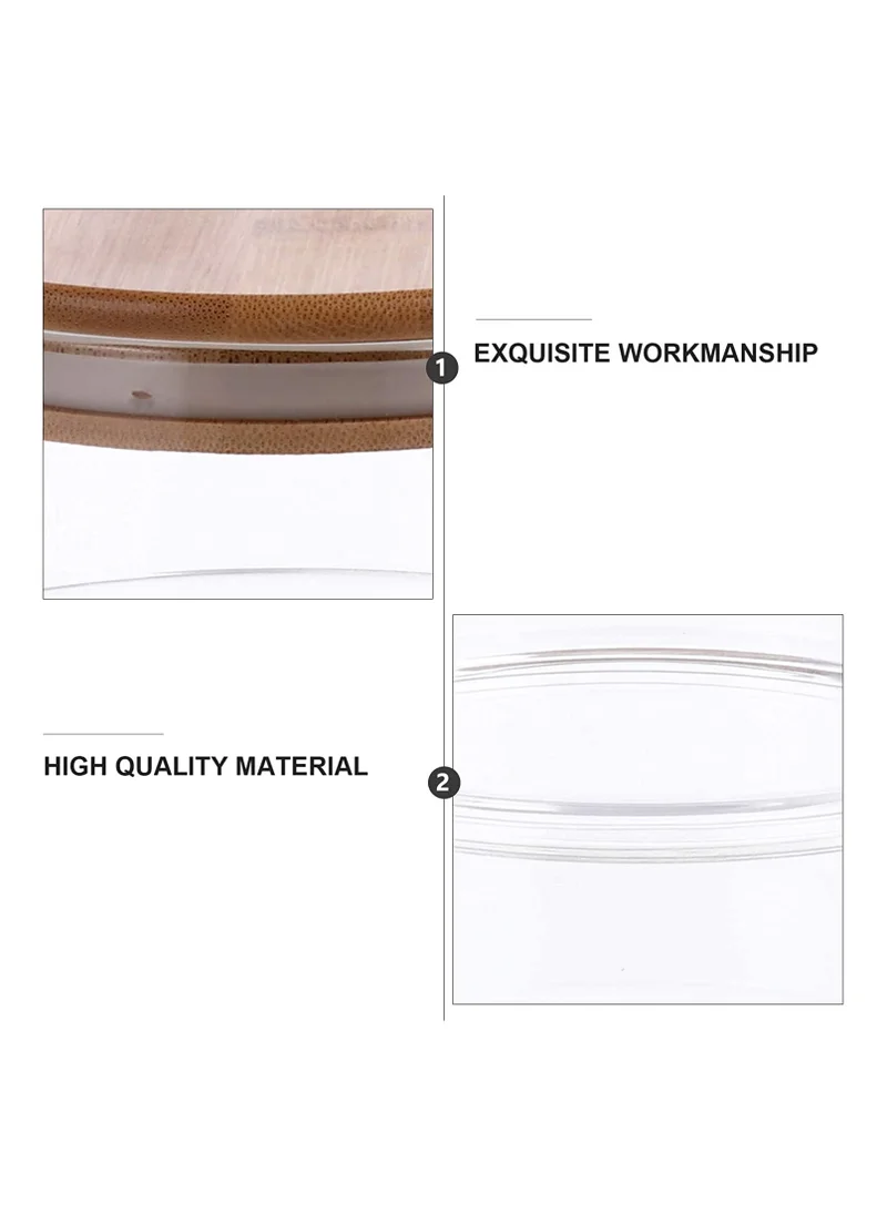 1 تشيس 3 Layer Food Storage Jar with Airtight Bamboo Lid