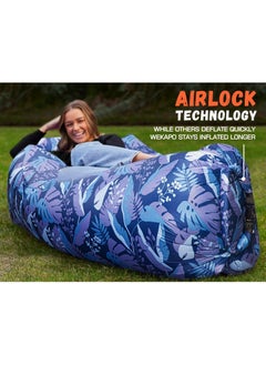 Meetion Inflatable Lounger Air Sofa Hammock-Portable,Water Proof& Anti-Air Leaking Design-Ideal Couch for Backyard Beach Traveling Camping Picnics & Music Festivals  - Image 5