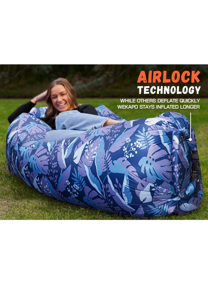Meetion Inflatable Lounger Air Sofa Hammock-Portable,Water Proof& Anti-Air Leaking Design-Ideal Couch for Backyard Beach Traveling Camping Picnics & Music Festivals  - Image 5