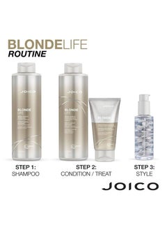 Blonde Life Brightening Conditioner | For Blonde Hair | Illuminate Hydration & Softness | Add Softness & Smoothness | Sulfate Free | With Monoi & Tamanu Oil | 33.8 Fl Oz - pzsku/ZC59E0AEC531B335AD911Z/45/_/1687530798/47d9a339-eaa0-433c-9916-414e963002fa