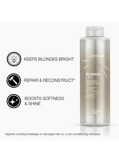 Blonde Life Brightening Conditioner | For Blonde Hair | Illuminate Hydration & Softness | Add Softness & Smoothness | Sulfate Free | With Monoi & Tamanu Oil | 33.8 Fl Oz - pzsku/ZC59E0AEC531B335AD911Z/45/_/1687530799/e0e68b9b-a46b-448c-a577-38bb5ba503e5