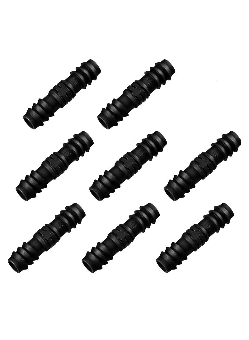 10 Pieces 1/2 Inch (16mm) Garden Barbed Connector for Plastic Drip Irrigation
