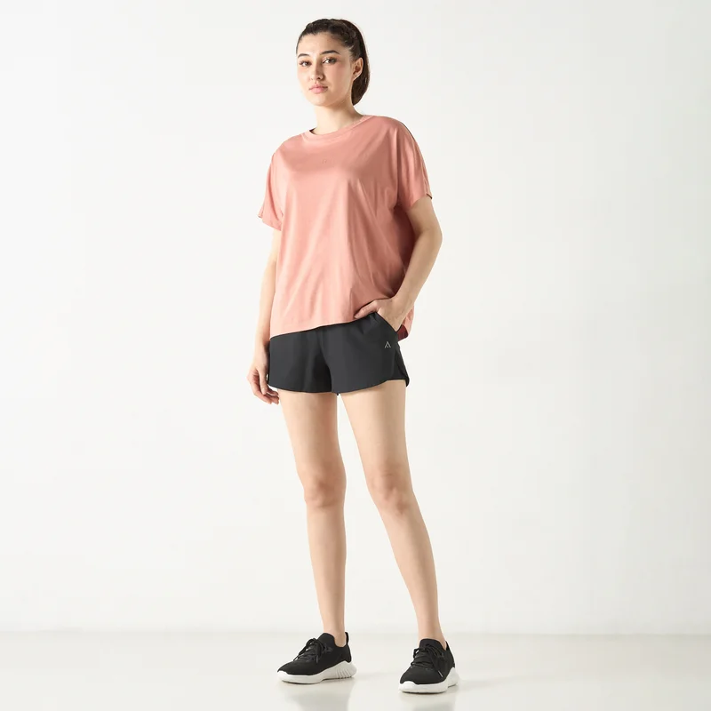 ADOT by Splash Typographic Print T-shirt with Short Sleeves