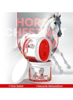 Sumifun Horse Chestnut Cream, Heating Extra Warming Joint Massage Gel Muscle Recovery, Cold Compress Gel For Relieving Repair Shoulder Neck Lumbar Spine And Leg Pain Protection Joint, 80G  - Image 4