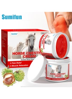 Sumifun Horse Chestnut Cream, Heating Extra Warming Joint Massage Gel Muscle Recovery, Cold Compress Gel For Relieving Repair Shoulder Neck Lumbar Spine And Leg Pain Protection Joint, 80G  - Image 1