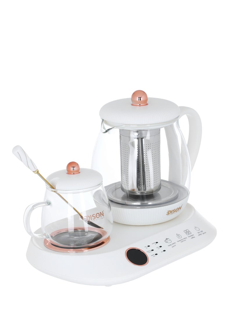 اديسون طقم محضر شاي إديسون، 600 واط، 1 لتر، 4 قطع - ابيض - Image 5