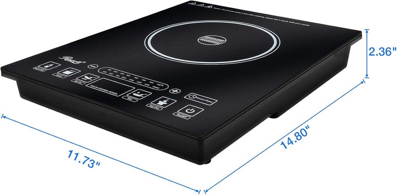 Rosewill Induction Cooker 1800 Watt, 5 Pre-Programmed Induction Cooktop, Electric Burner with Stainless Steel Pot 10" 3.5 QT 18-8, RHAI-15001 - Image 3