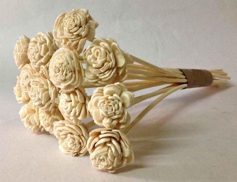 Crazy Sutra Premium Bleached Reed Flower Sticks for Reed Diffuser Natural Fiber Sticks for Superior Wicking,Precise Cutting,Performance, Perfect for Diffusing Your Favorite Fragrances Pack of 10 - Image 1