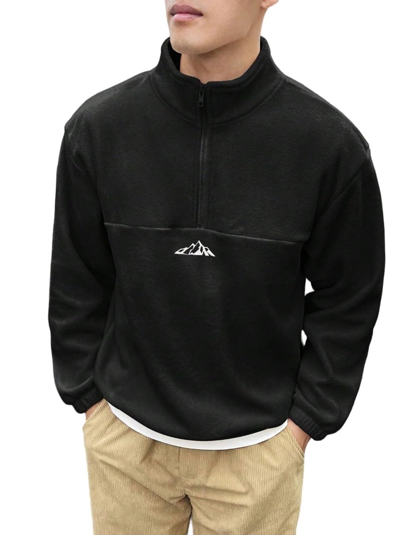 JVX Men Sweatshirts || Sweatshirts for Men || Unisex Sweatshirts ||Hoodie for Men || Unisex Hoodie || Hoodie (MSS-01-BLACK-M) - Image 5