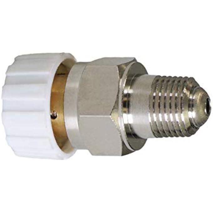 6I722 RADIATOR STEAM AIR VENT WITH PLASTIC KNOB; HEAT REGULATOR VALVE; 1/8 IN. MIP; CHROME PLATED STEEL - Image 2