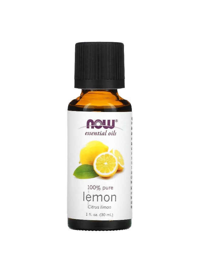 Now Foods NOW Foods, Essential Oils, Lemon, 1 fl oz (30 ml)  - Image 1