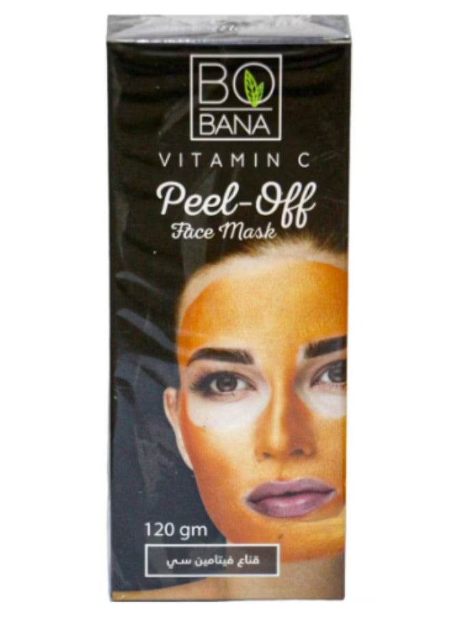 BOBANA Vitamin C Peel-Off Face Mask (120g) - Brightening, Antioxidant & Glow  - Image 5
