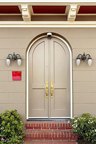 NACH Mailboxes for Outside Wall Mount, 10 x 10 x 4 inch Red Mail Boxes for House Outside, Waterproof Mailboxes for Outside - Chicago Style Mail Box - Image 2