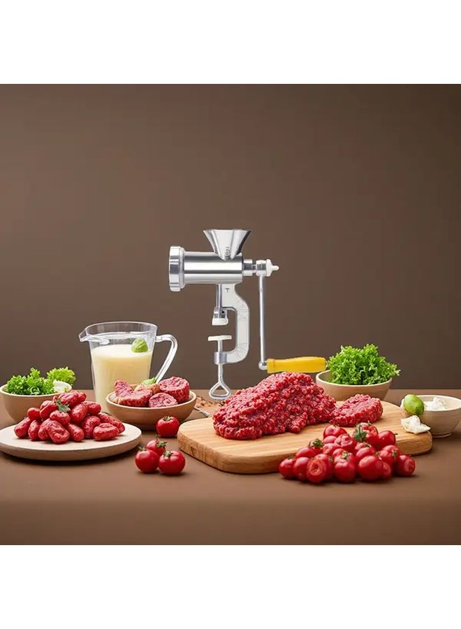 Heavy Duty Stainless Steel Manual Meat Grinder 10lb Capacity No Electricity Needed - Image 1