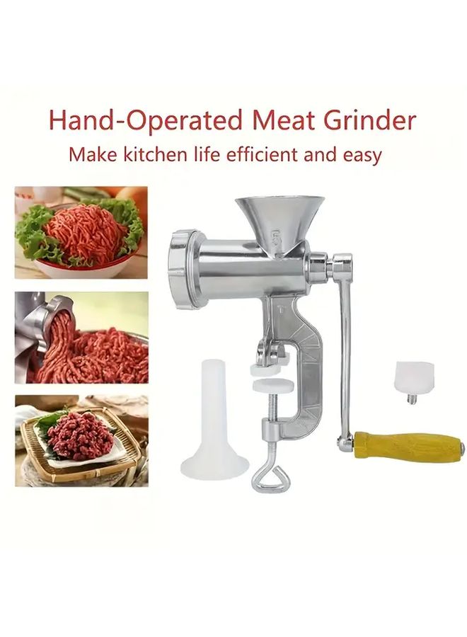 Heavy Duty Stainless Steel Manual Meat Grinder 10lb Capacity No Electricity Needed - Image 5