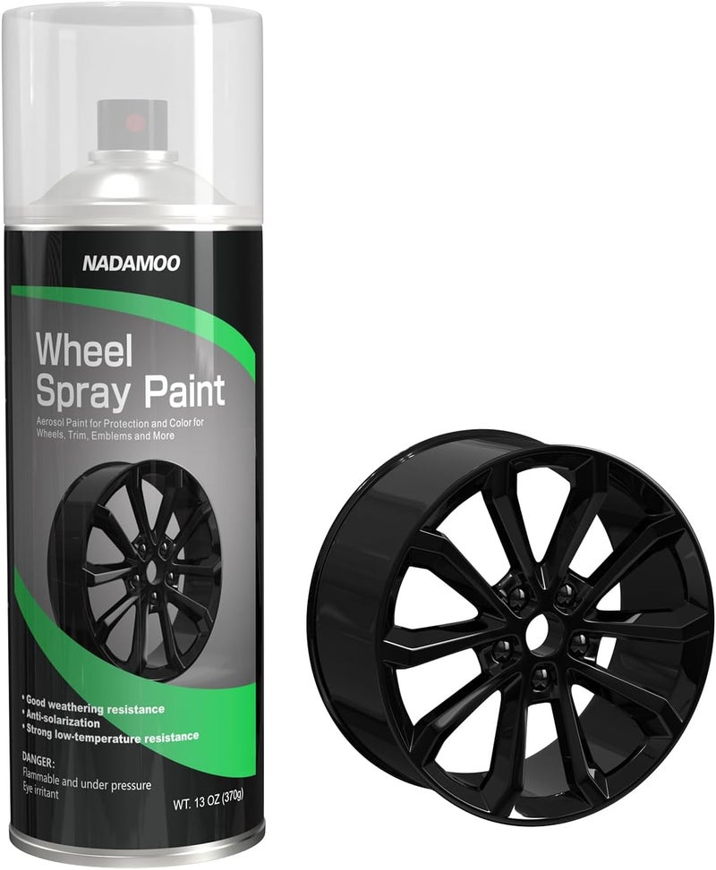 NADAMOO Aluminum Wheel Rim Paint Protective Clear Coat, Satin Finish, 1 Can, 13 Oz - Image 1