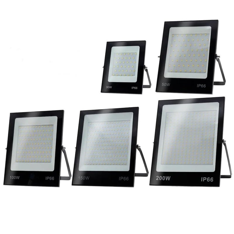 150W Warm White LED Flood Light IP66 Waterproof Outdoor Spotlight Wall Lamp - Image 3
