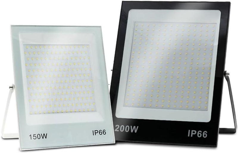 150W Warm White LED Flood Light IP66 Waterproof Outdoor Spotlight Wall Lamp - Image 1
