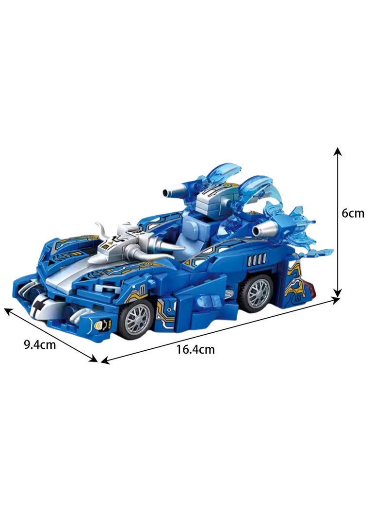 Elemental Chariot-Water Building Blocks Assembly Model Boy Small Particle Assembly Toy - Image 2