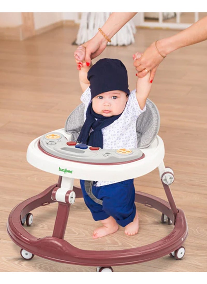 BABYCARA - Baby Walker Multifunctional Anti-Rollover Anti-O Folding 6-18 Months with Music - Image 1