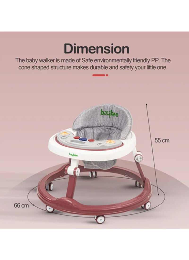 BABYCARA - Baby Walker Multifunctional Anti-Rollover Anti-O Folding 6-18 Months with Music - Image 1