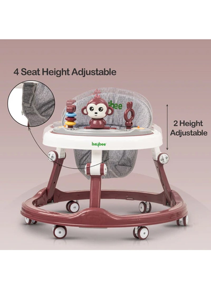 BABYCARA - Baby Walker Multifunctional Anti-Rollover Anti-O Folding 6-18 Months with Music - Image 1