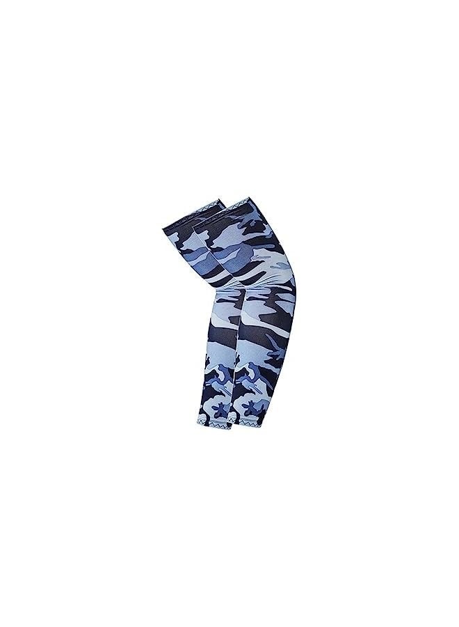 PROMASS 4Pairs of Men and Women Sunscreen Arm Sleeves Ice Silk Sunscreen Tattoo Cover UV Sunscreen Compression Cooling Cover Suitable for Driving Golf Fishing Cycling Hiking Doing Sports, 38 - Image 5