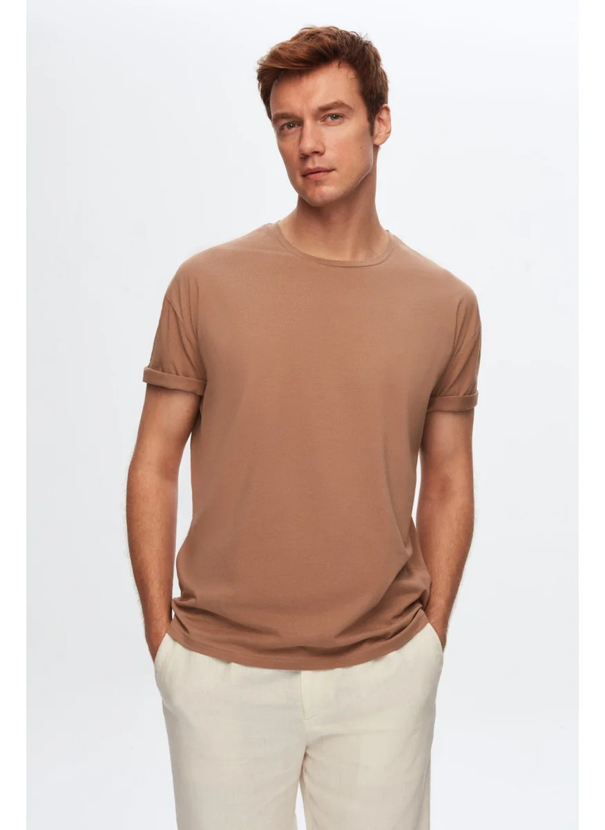 دي أس دامات Comfort Mink 100% Cotton T-Shirt 6HC14ORT02006