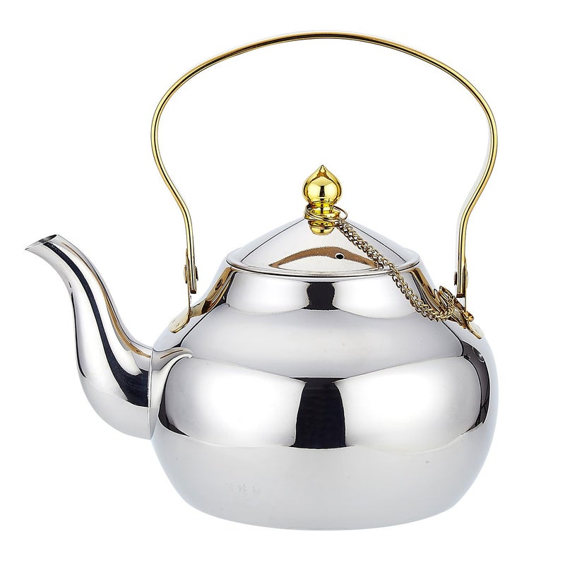 SANQIAHOME 13 Quart Stainless Steel Teapot With InfuserTea Kettle For Stove Top Minimalist Style - Image 2