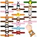 XIPEGPA 20 PCS Stuffed Animal Slap Bracelets Plush Slap Bracelets Toy Bulk for Boys Girls Birthday Gifts Classroom Rewards Party Favors Modern - Image 2