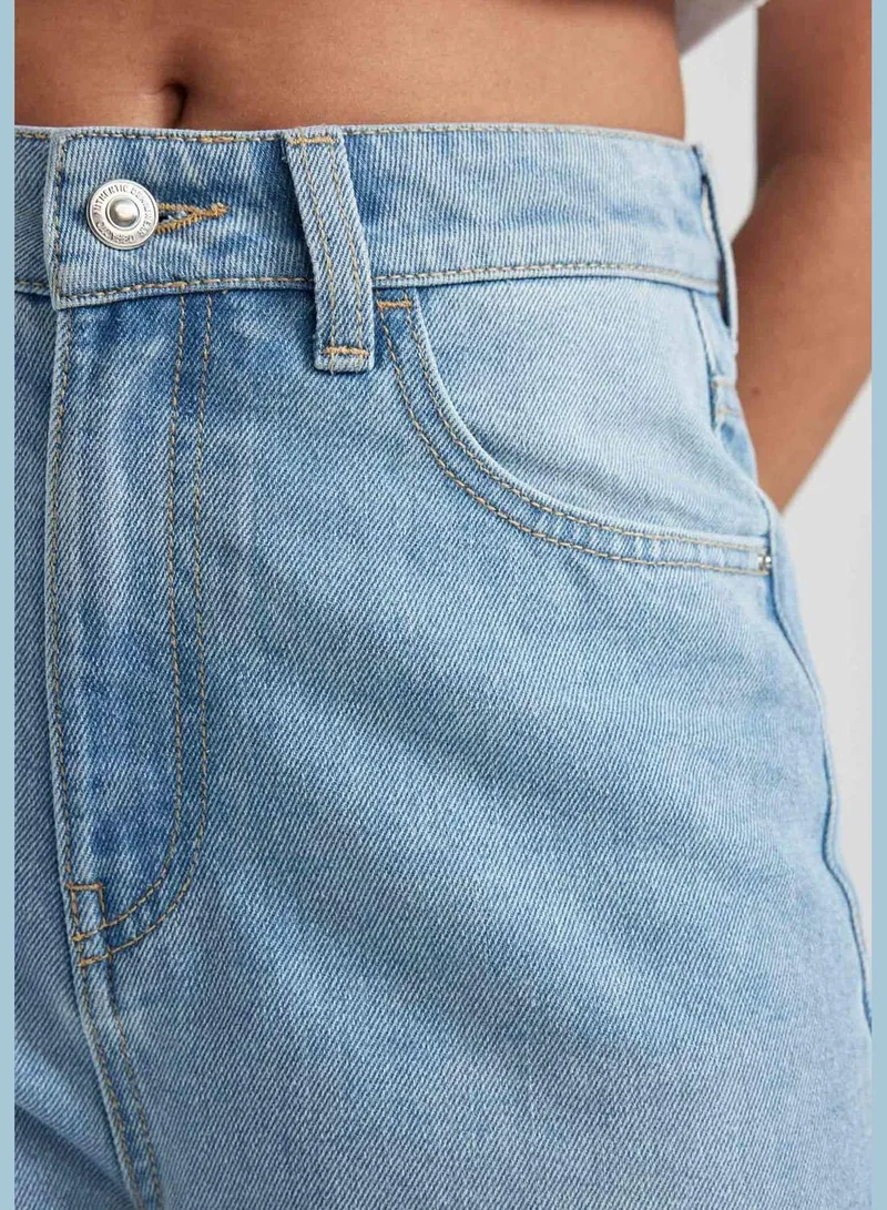 DeFacto Woman Wide Leg Denim Trousers