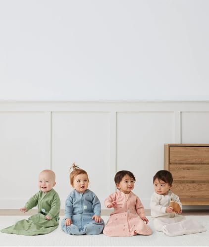 ergoPouch Jersey Sleeping Bag 35 TOG ArmsOut Baby Sleep Sack Ideal Transition from Swaddling Slim Fit Keeps Baby Secure Comfortable Soft Breathable Fabric 312 Months Oatmeal Marle - Image 3
