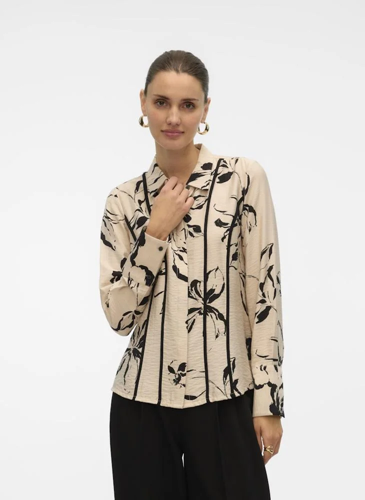 Vmjoss Floral Printed Long Sleeve Shirt