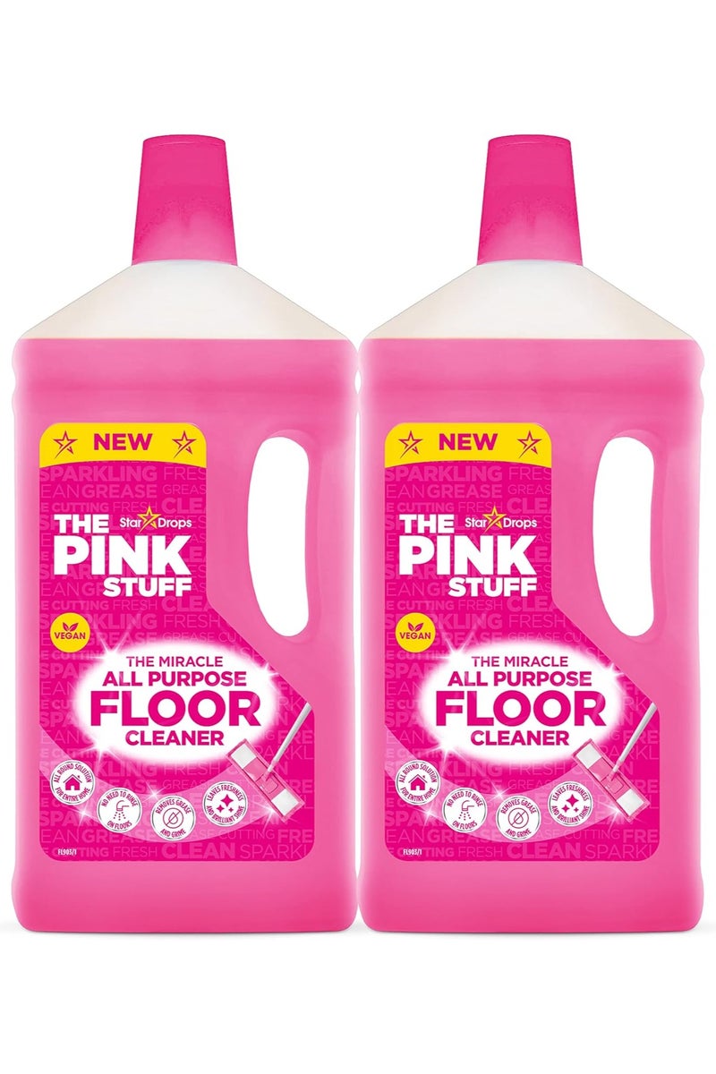 منظف الأرضيات متعدد الأغراض من ذا بينك ستاف، عبوة من قطعتين، 33.8 أونصة