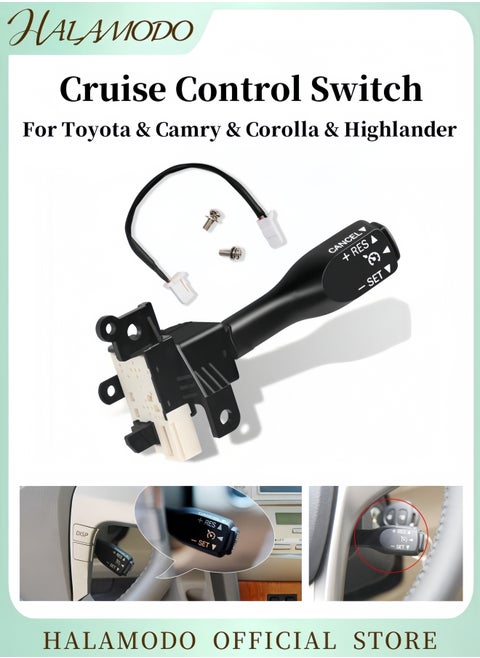 Cruise Control Switch Cruise Control Module Compatible with Camry & Yaris & Corolla Cruise Control System for Cars