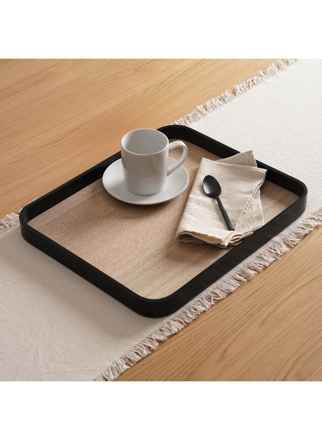Pan Home Risa Wooden Tray 40x33x3cm - Natural - Image 5