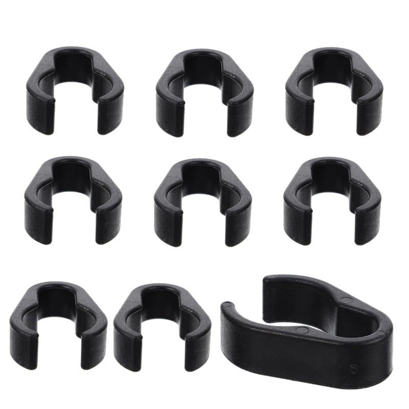 Flexible Microphone Cable Clips 10pcs 3 3X2 4X1 3CM Lightweight Easy Snap Installation For Home KTV - Image 2