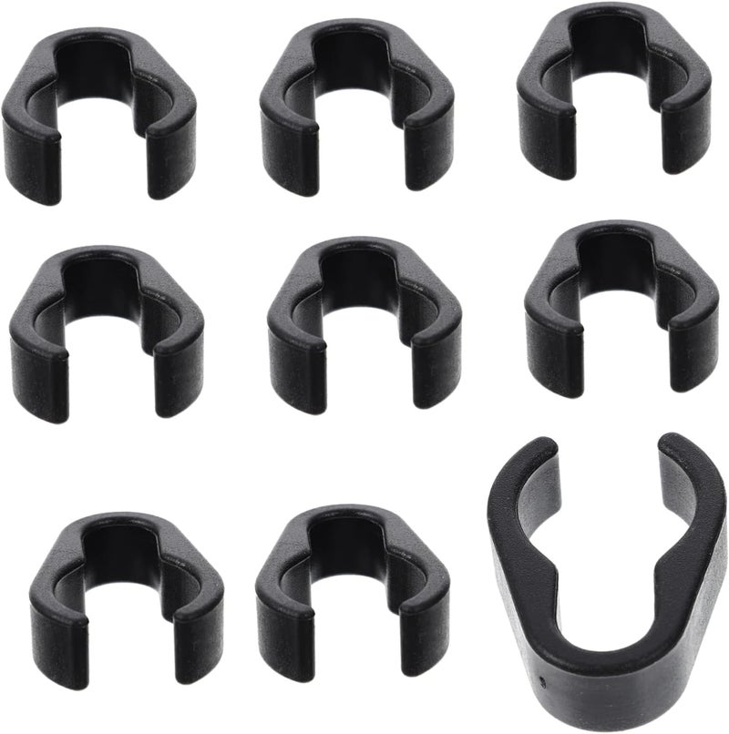 Flexible Microphone Cable Clips 10pcs 3 3X2 4X1 3CM Lightweight Easy Snap Installation For Home KTV - Image 1