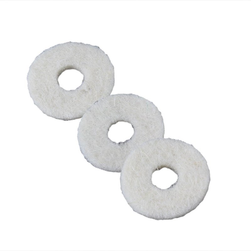 BQLZR Beige 12mm Dia Piano Felt Front Rail Regulating Punchings Keyboard Balance Washers Repair Parts Pack of 90 - Image 3