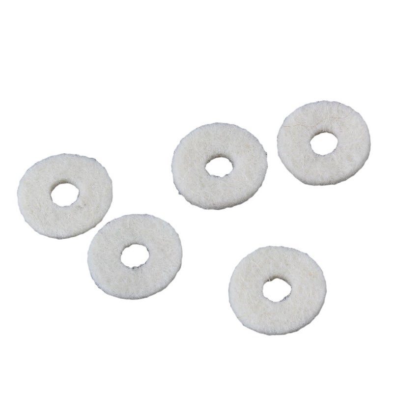 BQLZR Beige 12mm Dia Piano Felt Front Rail Regulating Punchings Keyboard Balance Washers Repair Parts Pack of 90 - Image 2