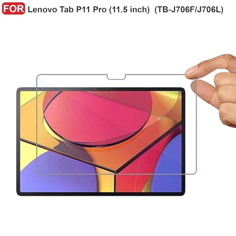 SPCORE Tempered Glass Screen Protector for Lenovo Tab P11 Pro 11.5 inch TB - J706F/J706L - [Anti-Scratch] & [Smudge Proof] Pack of 1 - Image 3