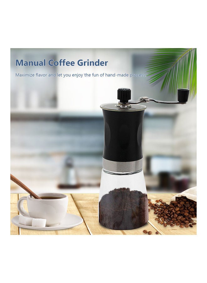NIBEMINENT Manual Coffee Grinder Black 19.5x7.3x7.3cm - Image 2