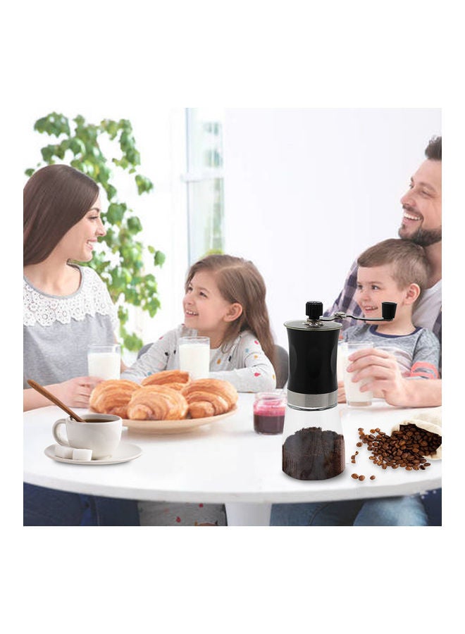 NIBEMINENT Manual Coffee Grinder Black 19.5x7.3x7.3cm - Image 4