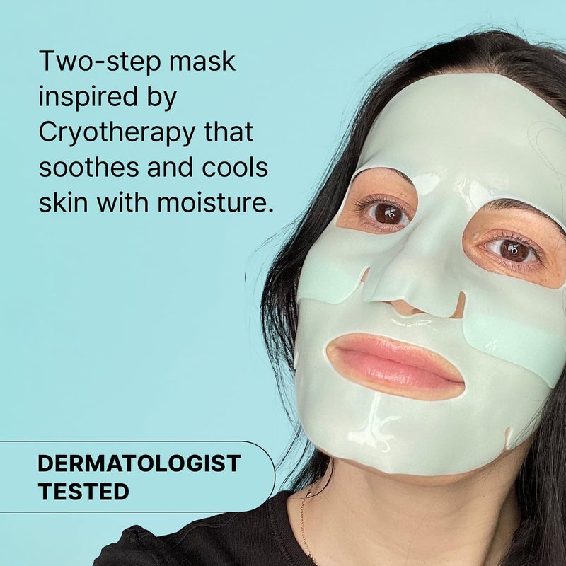 Dr.Jart+ Cryo Rubber Soothing Korean Face Mask | Hydrates and Reduces Redness | Korean Skin Care | Travel Size, 1 Pack - Image 2