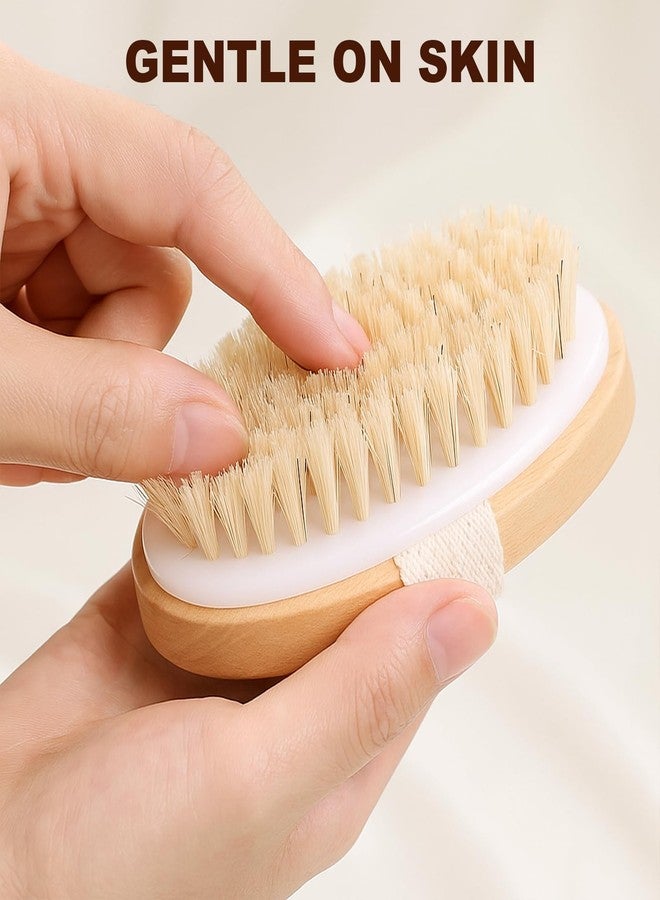 TWPER Dog Cat Brush for Short Hair Pet, TWPER Soft Boar Bristle Pet Palm Grooming Brush Gentle Hair Removal Massage - Image 5