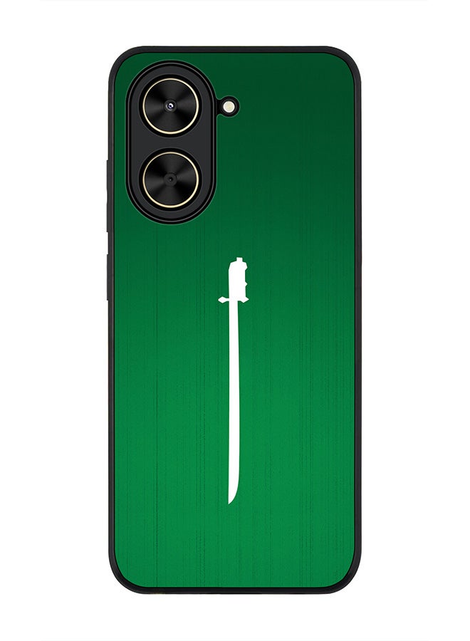 Stylizedd For Xiaomi Poco C71 / Redmi A5 4G Case,Slim fit Camera Protection, Shockproof Thin Phone cover  - Sword Of Saudi