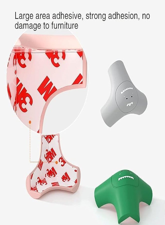 Clovis Soft Baby Proofing Corner Guards & Edge Protectors - Pre-Taped Table Corner Protector, Child Safety Furniture Bumper, Sharp Corner Cushions (Gray, Set of 4) - Image 5